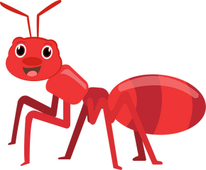 Cartoon Happy Ant Illustration